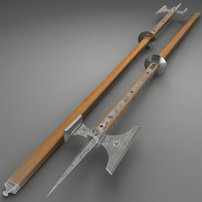 max poleaxe weapon