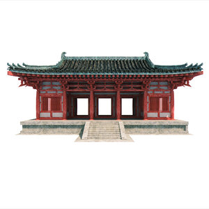 chinese building 3d model