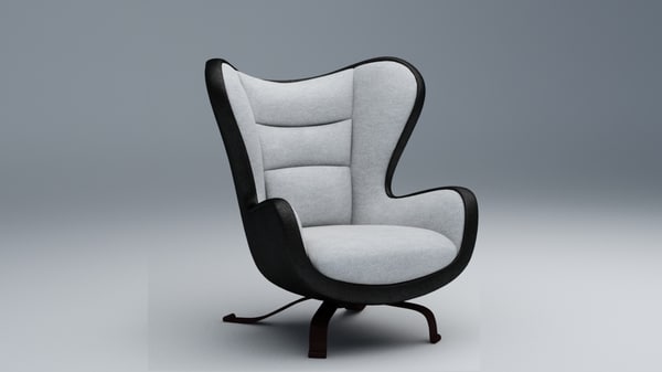 Download 3d Model Of Promemoria Butterfly Chair