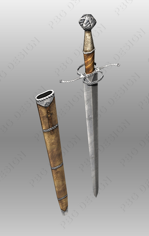 bastard swords 3d model