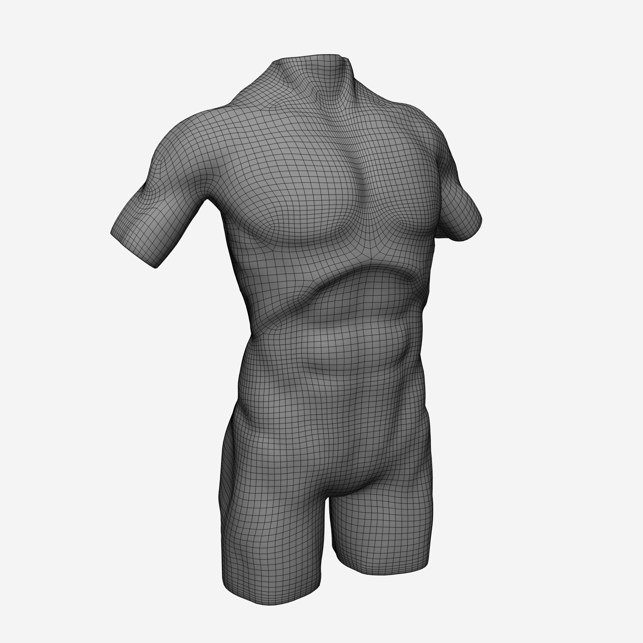 3d obj male mannequin