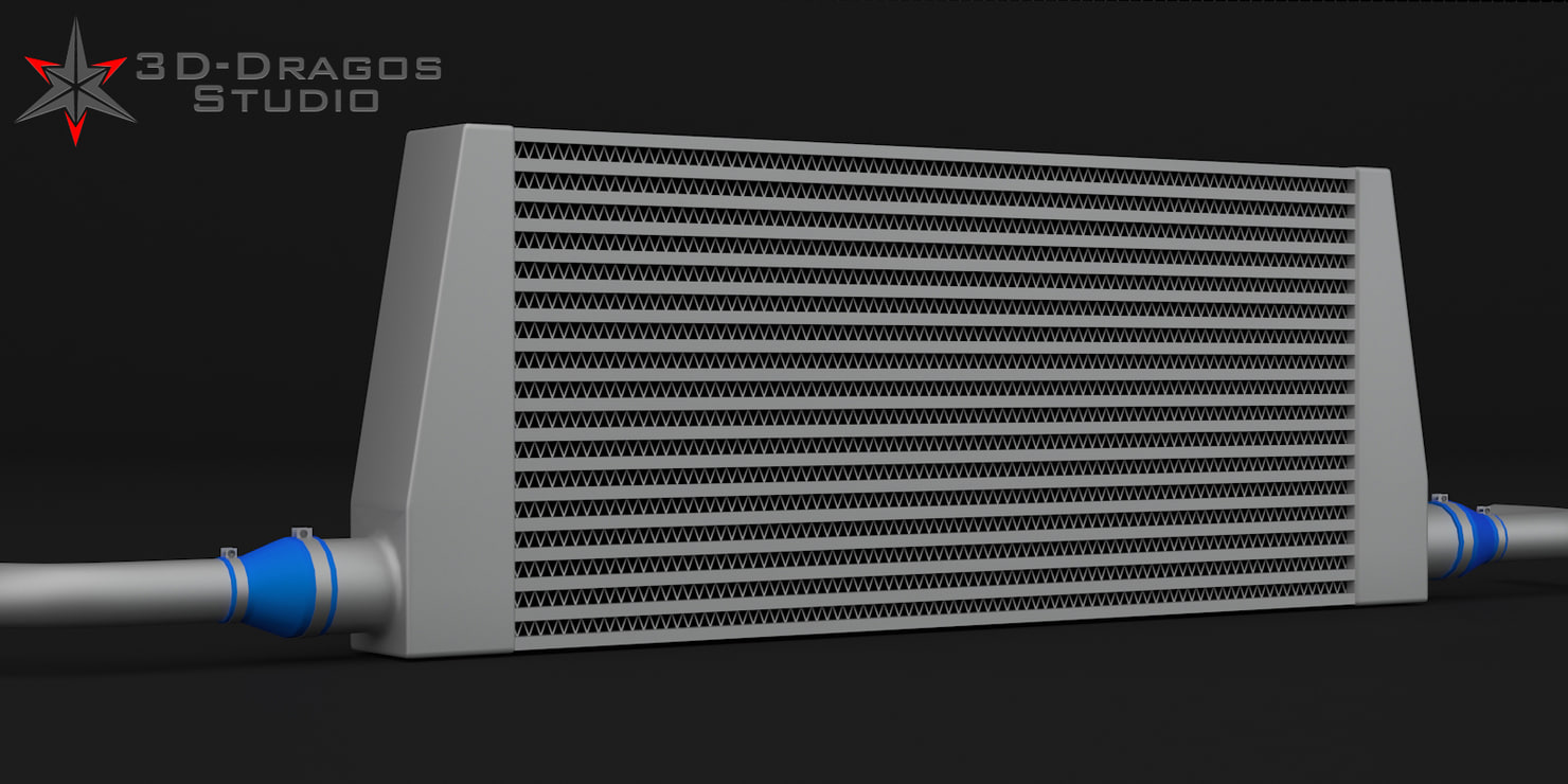 cooler intercooler carintercooler 3d model