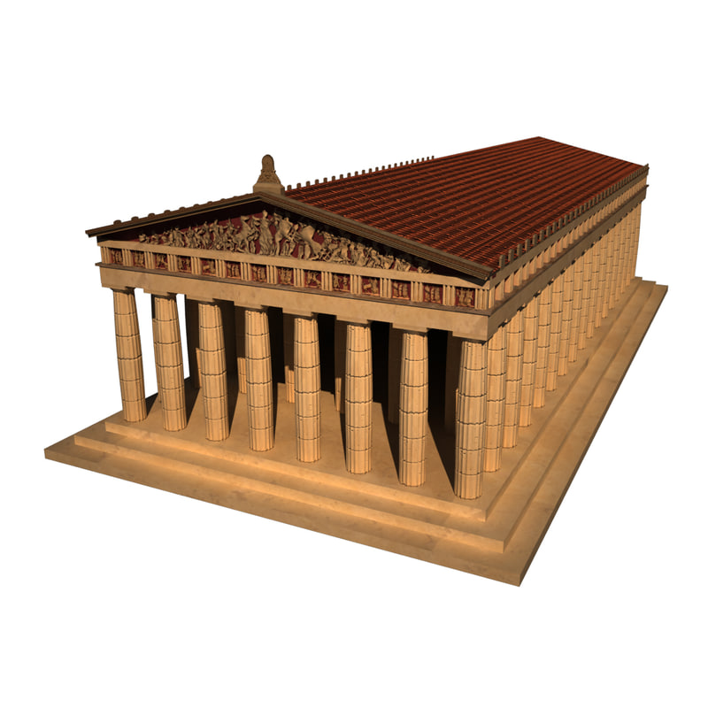 tennessee parthenon 3d max