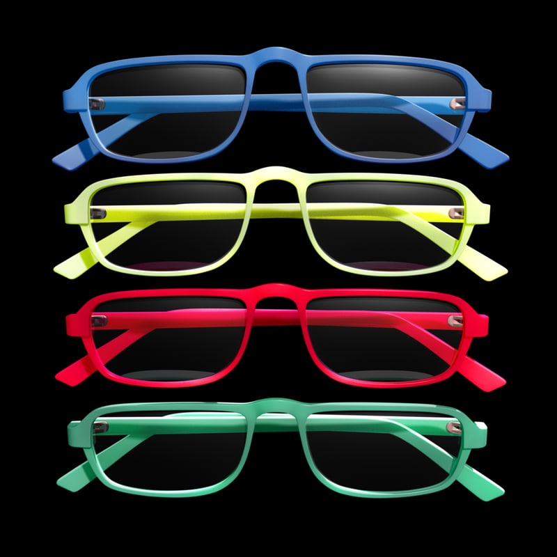 3d Model Eyewear Eyeglasses Color 