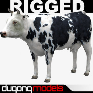 dugm02 cow 03 3d max
