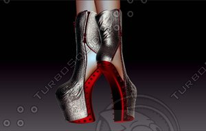 woman shoes 3d model