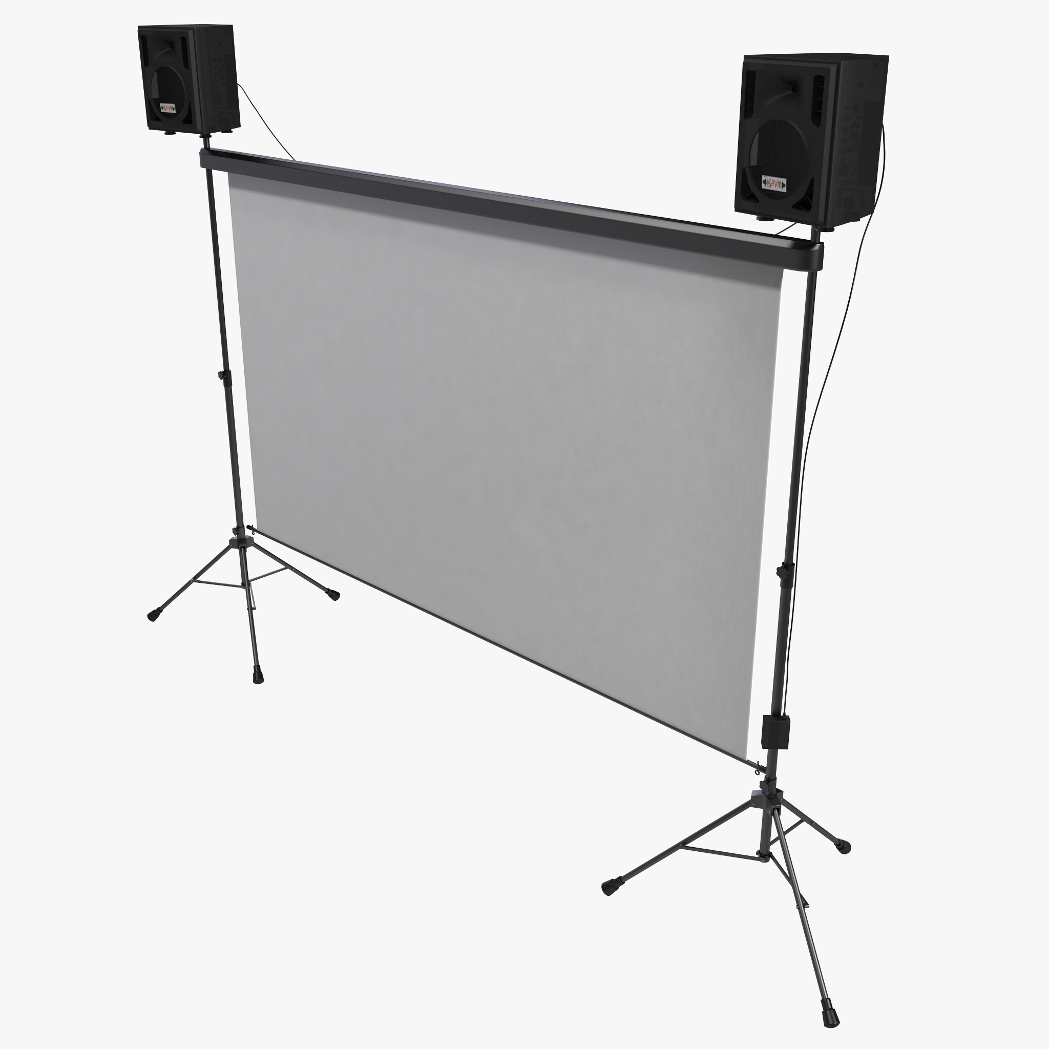 Backyard Theater Outdoor Movie Projects 3d Model