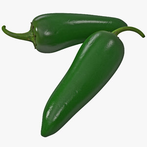 jalapeno pepper 2 3d model