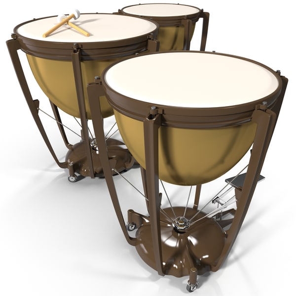 3d kettle drum model