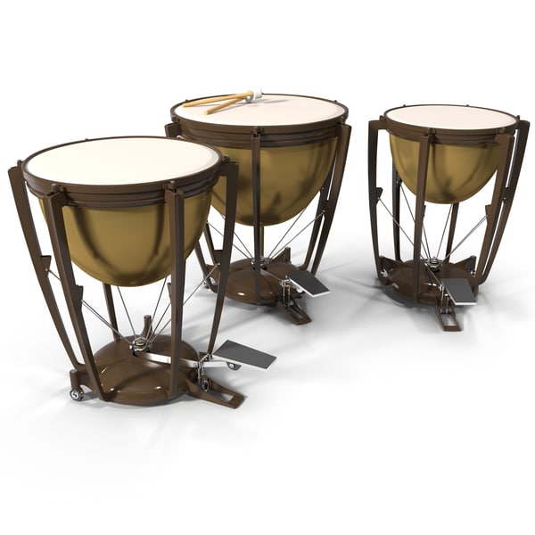 3d kettle drum model