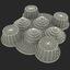 muffin pan 3d model