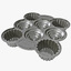 muffin pan 3d model
