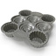 muffin pan 3d model