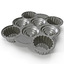 muffin pan 3d model