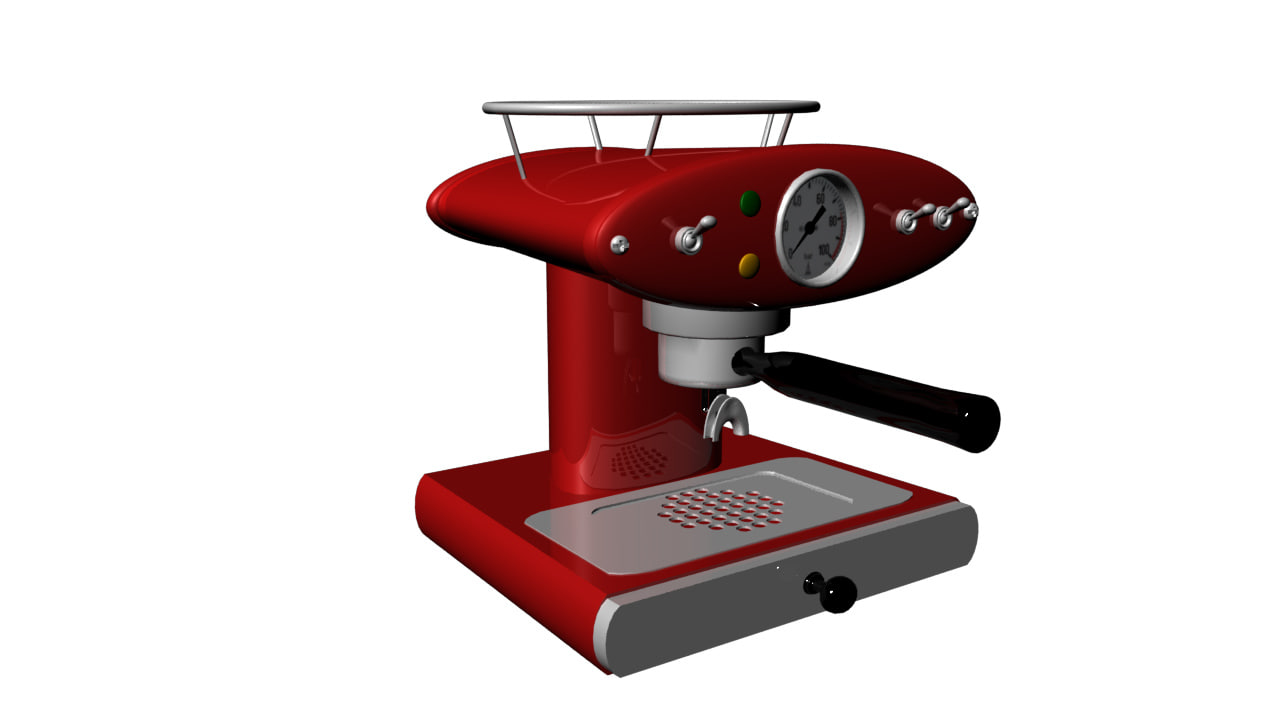 espresso machine 3d model