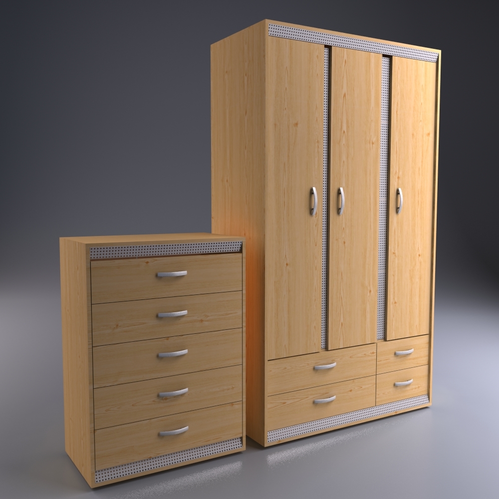 3d Chest Drawers Wardrobe