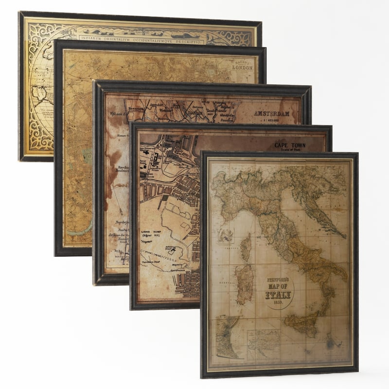 restoration hardware maps 3d max