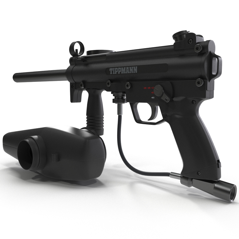 modèle 3D de Pistolet de paintball TurboSquid 777666