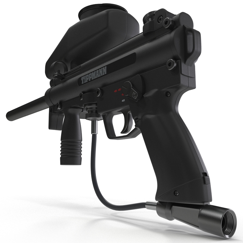modèle 3D de Pistolet de paintball TurboSquid 777666
