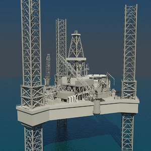oil platform 3ds