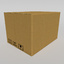 3d model cardboard warehouse