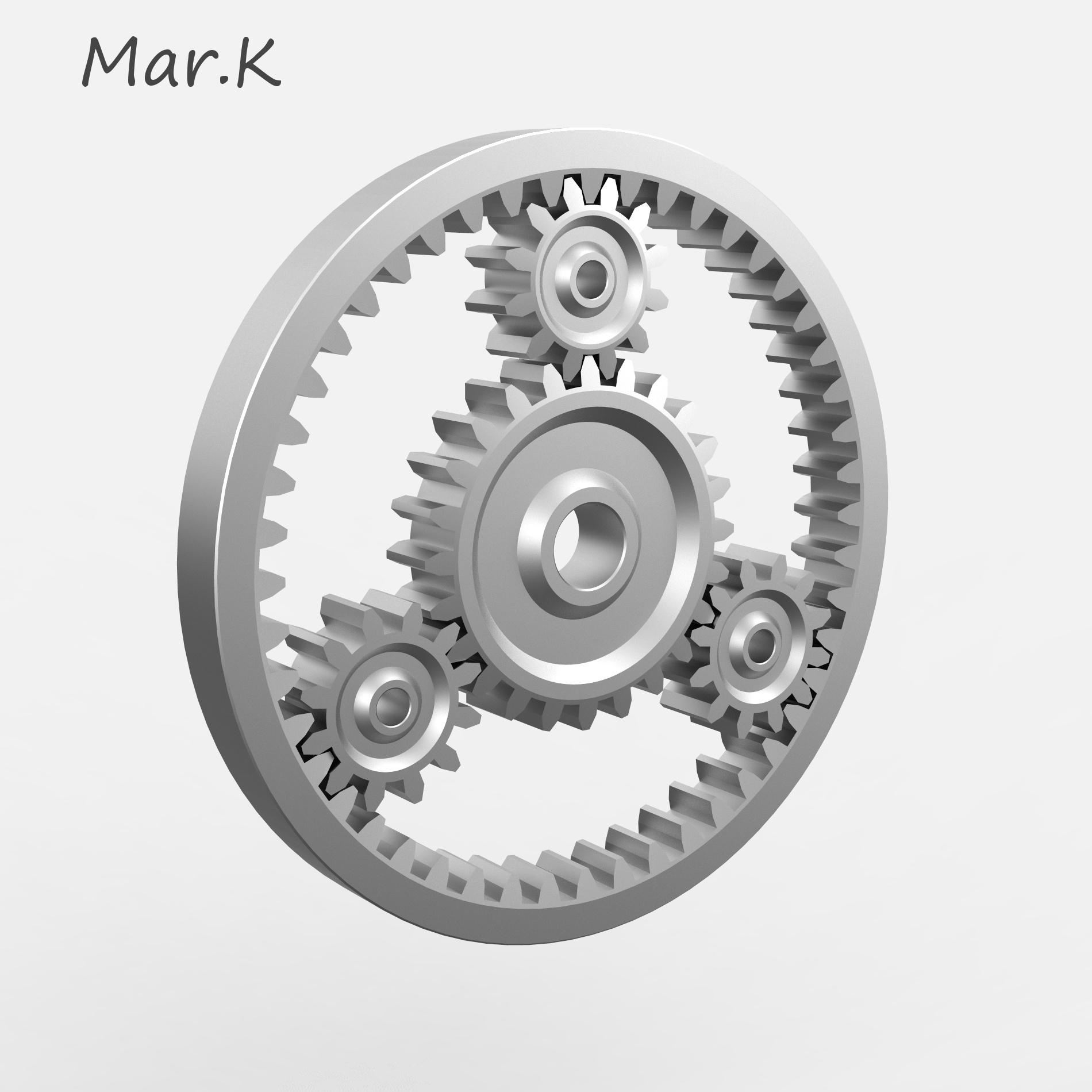 3d Printable Planetary Gears