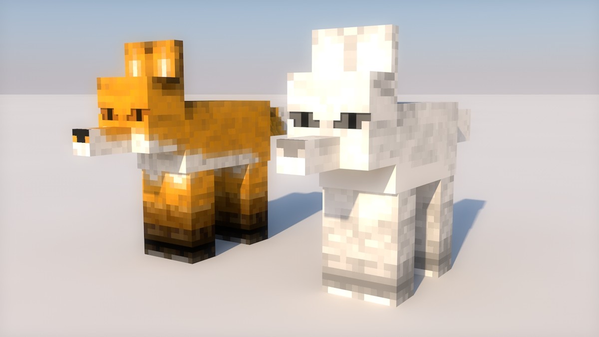 minecraft stuffed animal fox