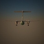 3d model bombardier dash 8 q400