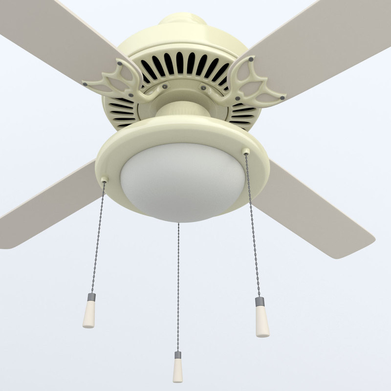 ceiling fan lighting 3d model