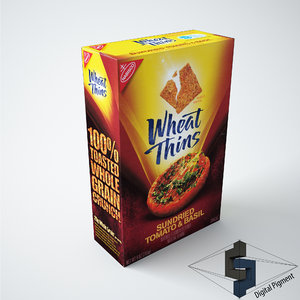 wheat thins sundried tomato 3d max