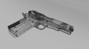 handgun gun 3d model