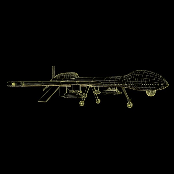 3d predator drone