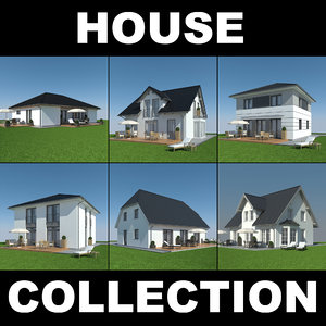 3d model family houses