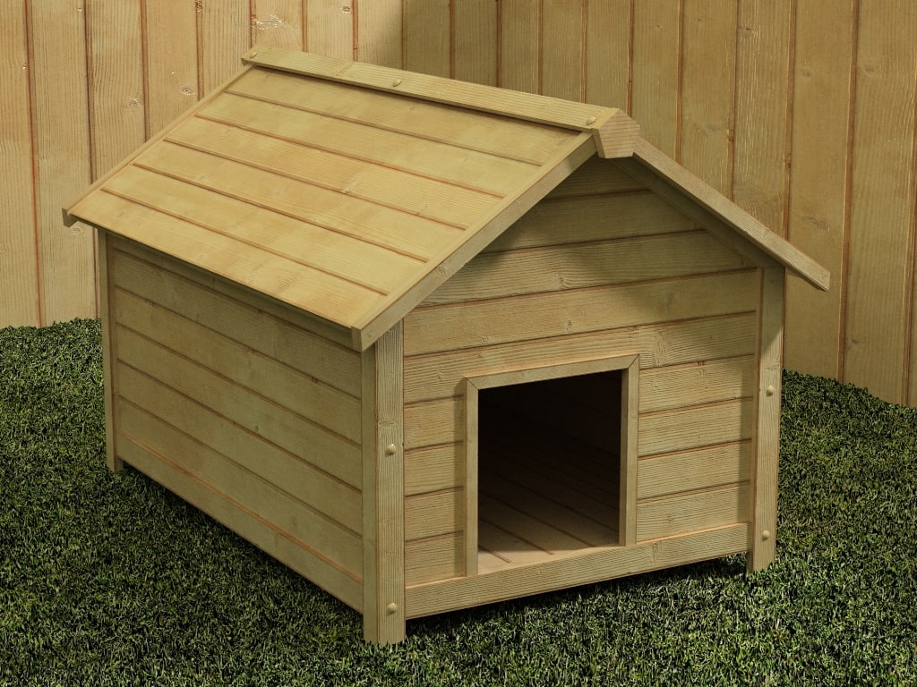 dog kennel 3d model