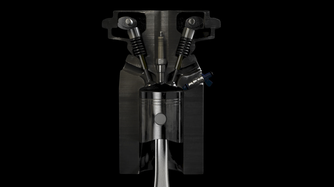 3d Obj Cylinder Engine
