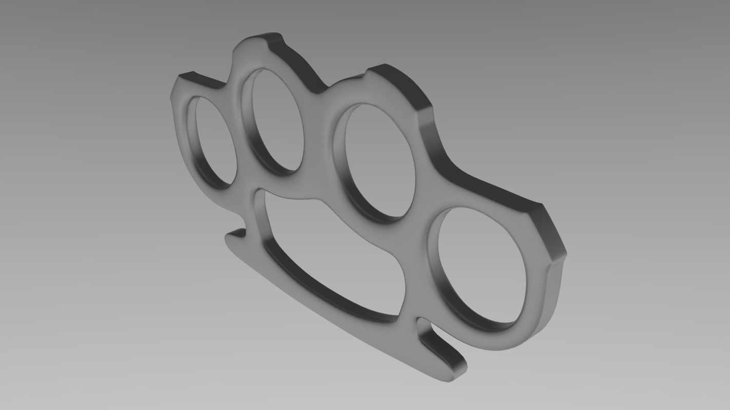 3d model knuckle duster