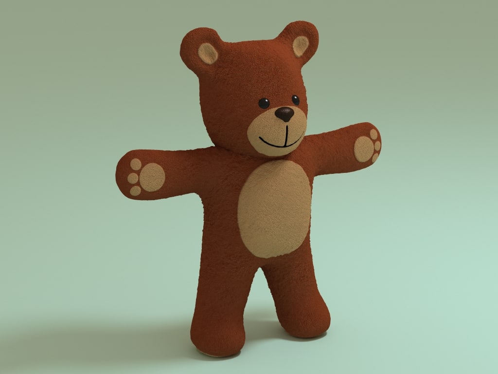 3d teddy bear