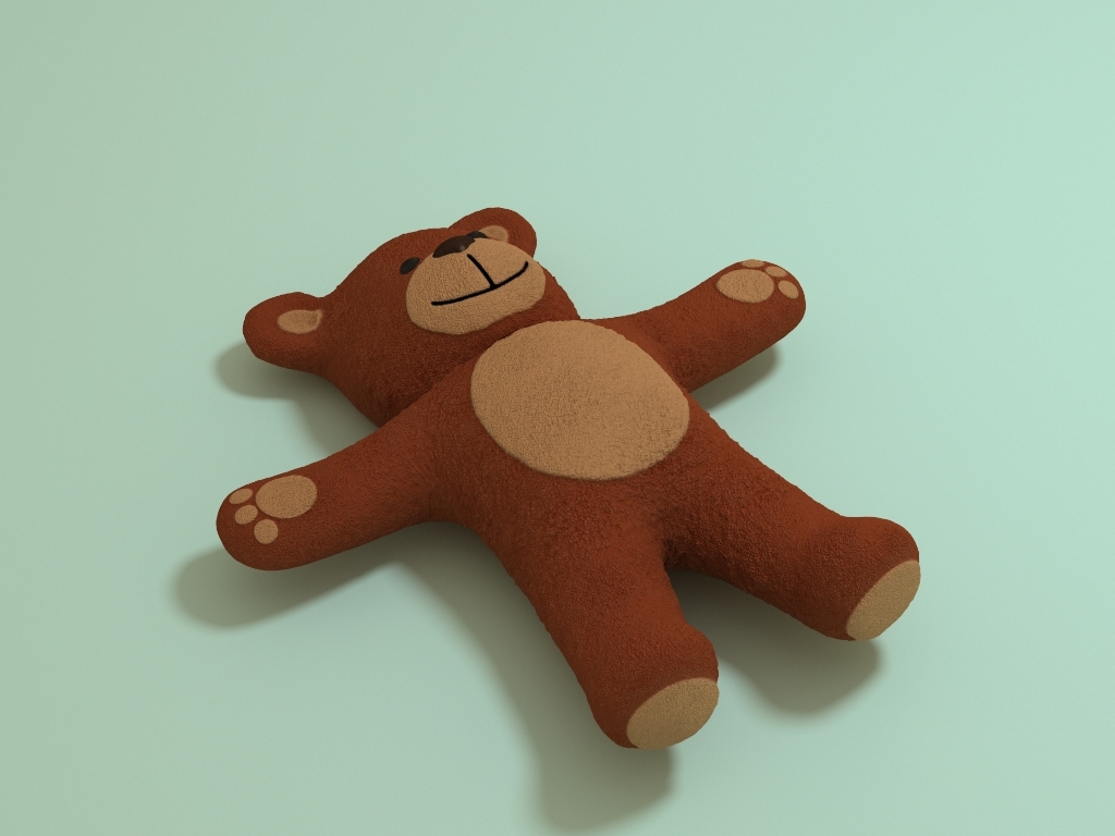 oasis teddy bear 3d