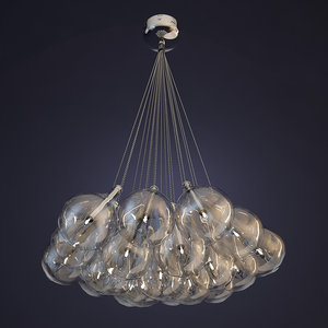 3d model lamp alma light drop