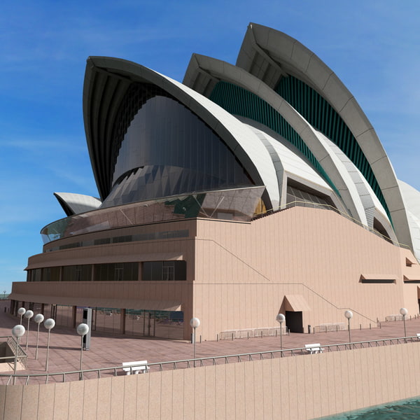 3d model of sydney opera house