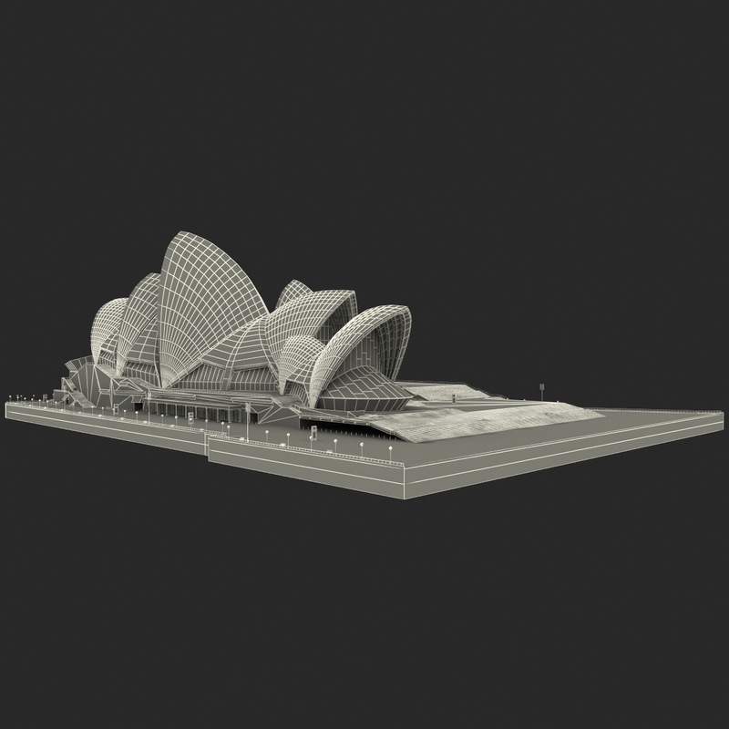 3d model of sydney opera house