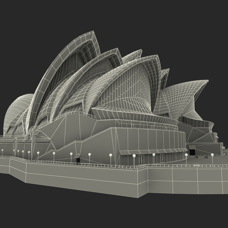 3d model of sydney opera house