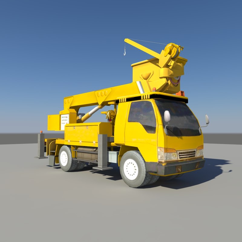 3ds-max-bucket-arm-car