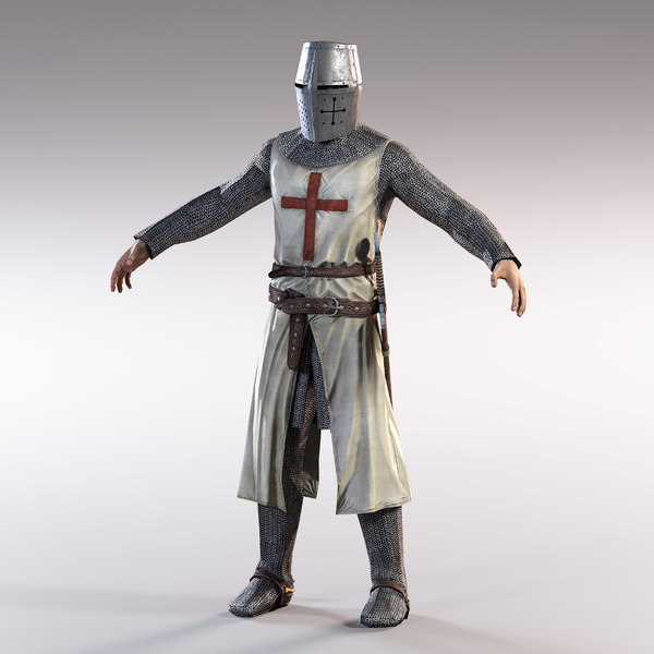 騎士テンプル騎士団3dモデル Turbosquid