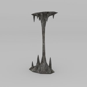 stalactite column 3d model