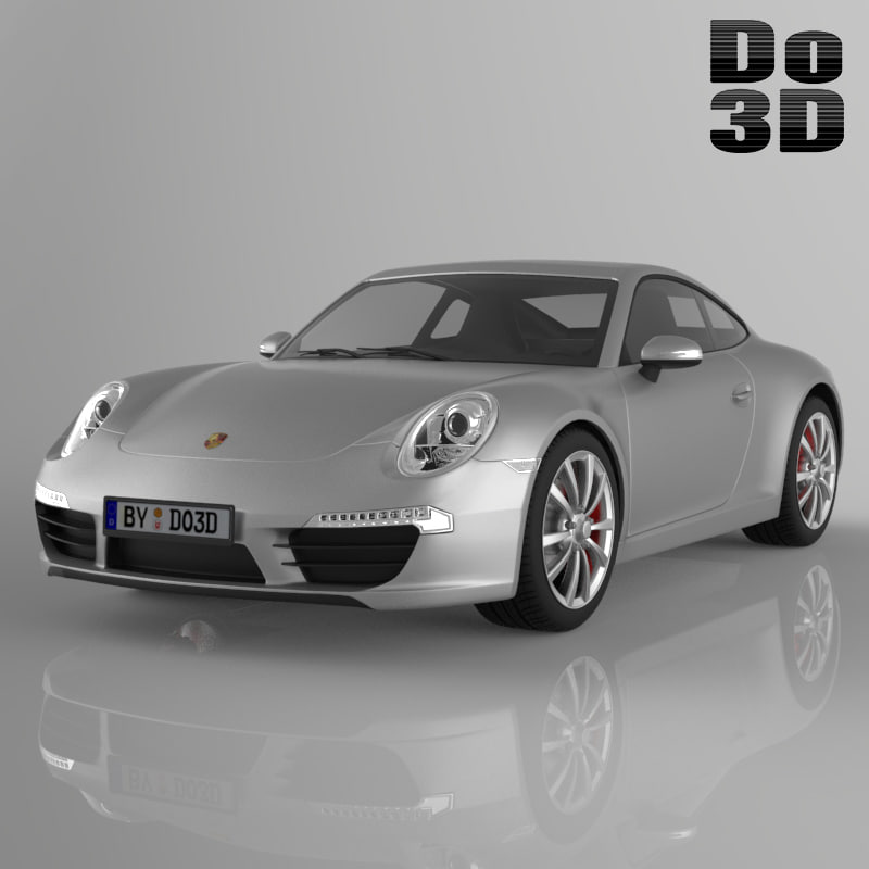 Porsche 3d model