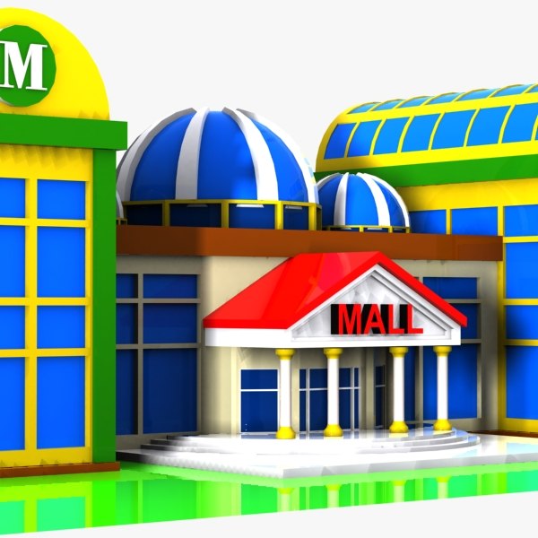 directx cartoon shopping mall