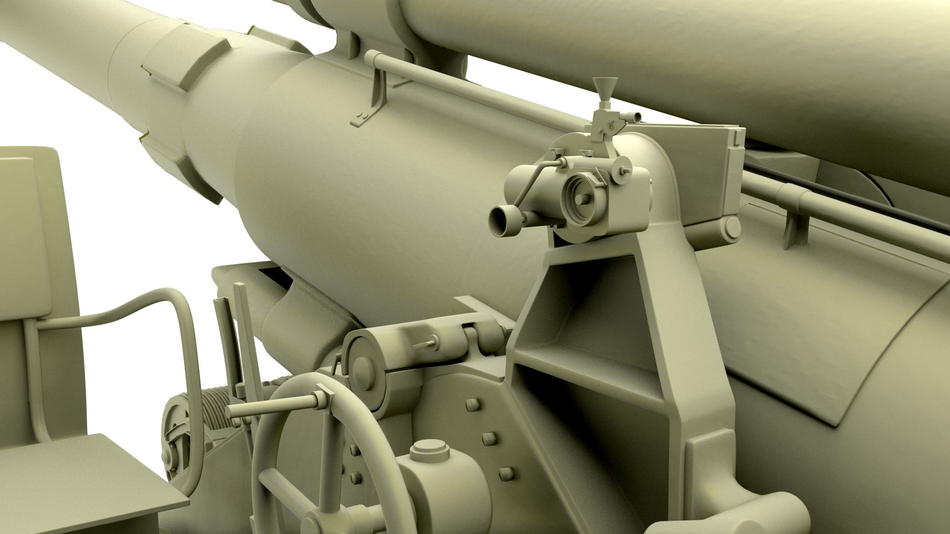 3d model russian howitzer m1931