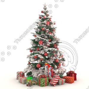 obj christmas tree