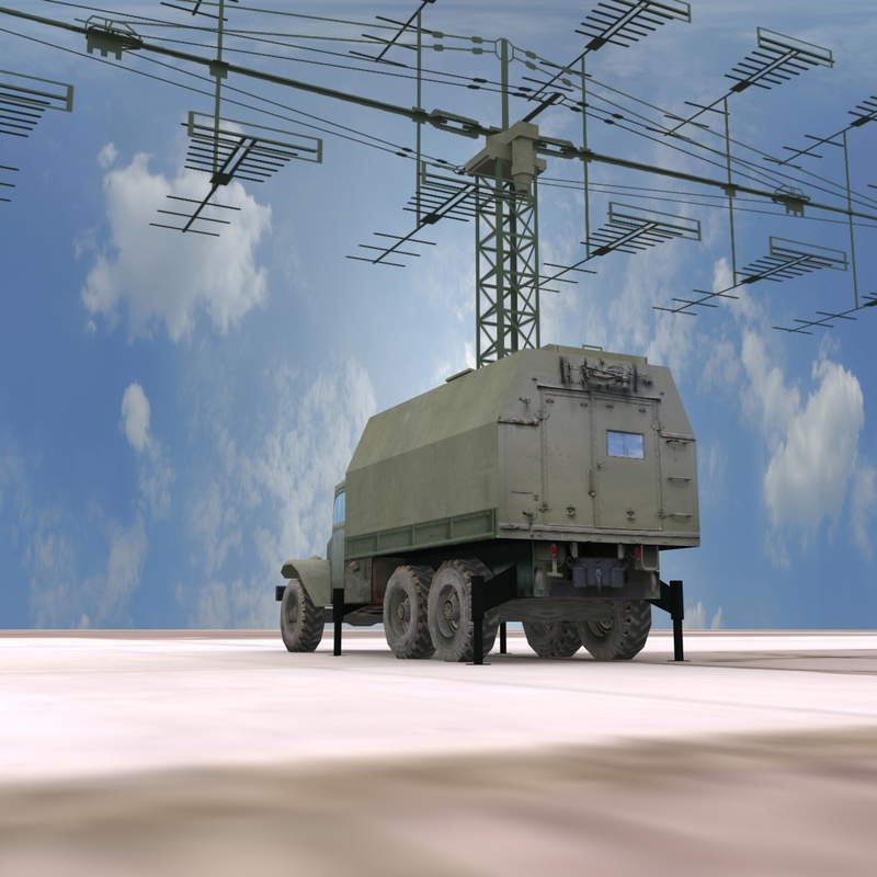 p18 d radar 3d model